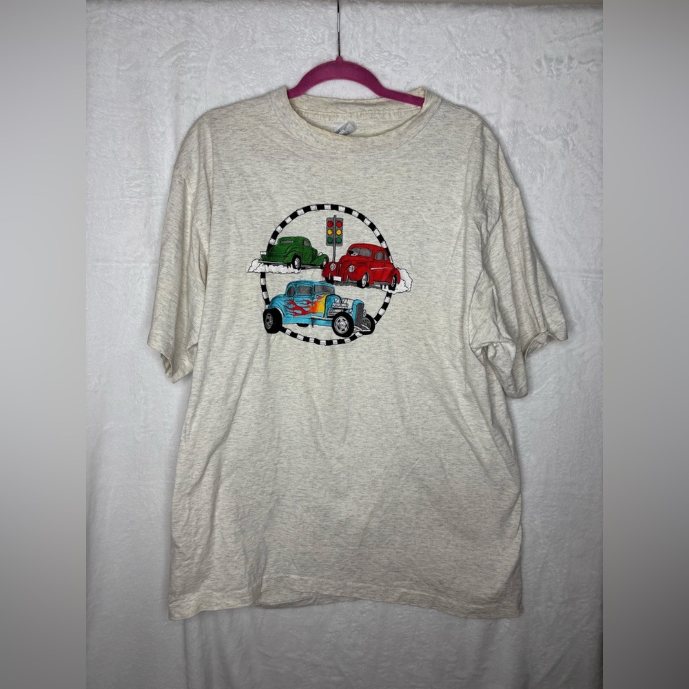 Alore vintage t shirt Car Embroidery Sz XL